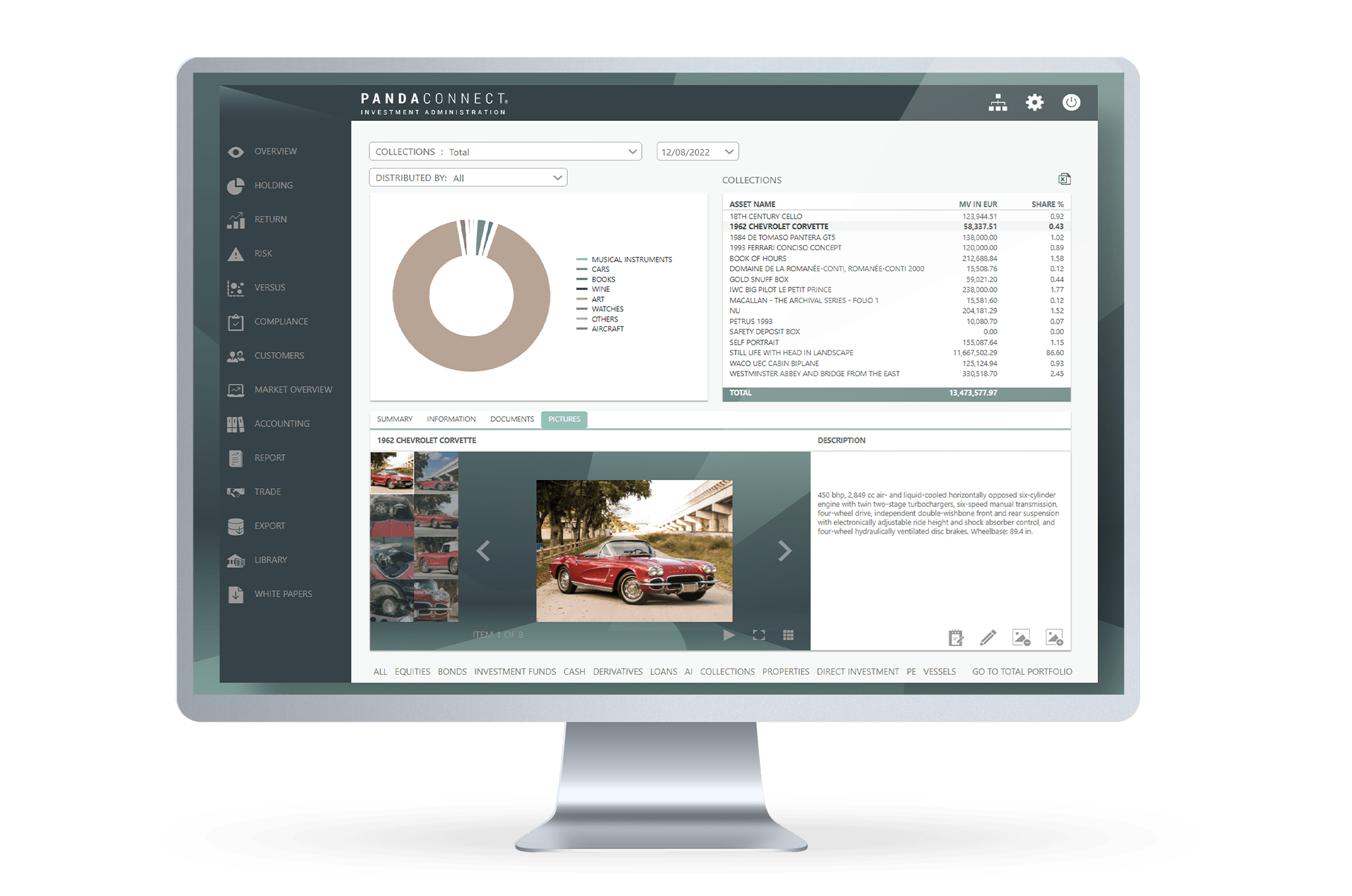 PandaConnects online platform is available as a Web-solution and as an App, securing you direct acces to your portfolios.
